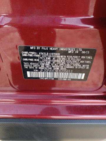 Photo 11 VIN: JF2GPAVC9E8205653 - SUBARU XV CROSSTR 