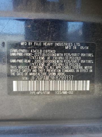 Photo 11 VIN: JF2GPAWC9E8299337 - SUBARU XV CROSSTR 