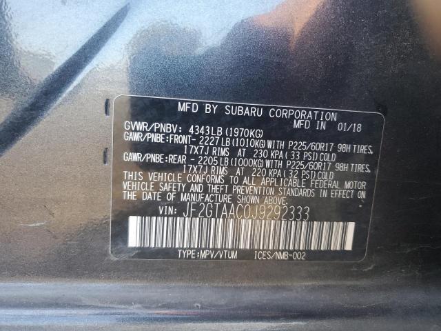 Photo 13 VIN: JF2GTAAC0J9292333 - SUBARU CROSSTREK 