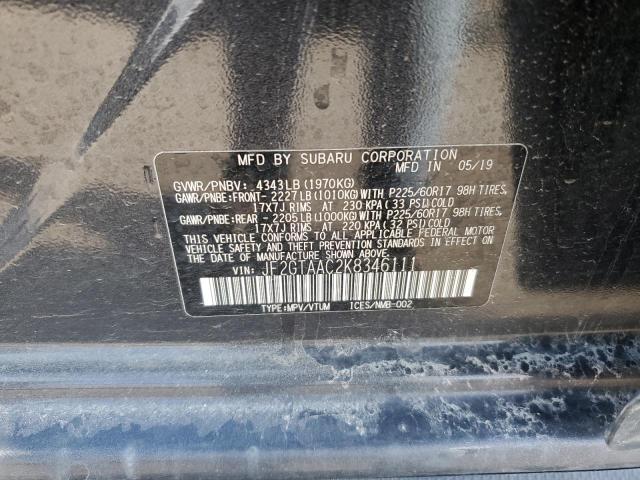 Photo 11 VIN: JF2GTAAC2K8346111 - SUBARU CROSSTREK 