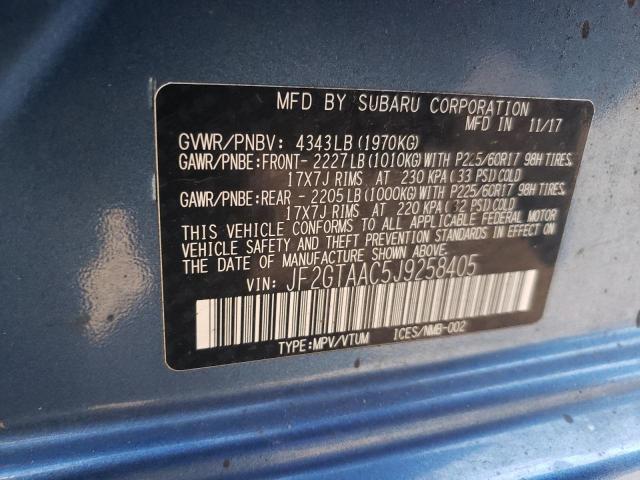 Photo 11 VIN: JF2GTAAC5J9258405 - SUBARU CROSSTREK 