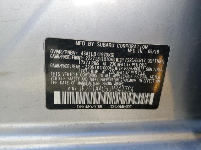 Photo 12 VIN: JF2GTAAC5JH347784 - SUBARU CROSSTREK 