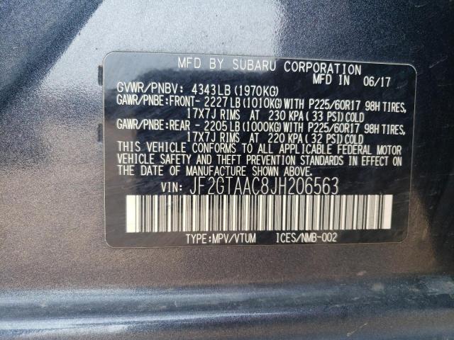 Photo 13 VIN: JF2GTAAC8JH206563 - SUBARU CROSSTREK 