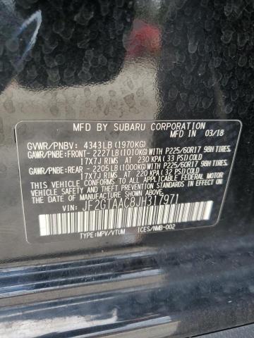 Photo 12 VIN: JF2GTAAC8JH317971 - SUBARU CROSSTREK 