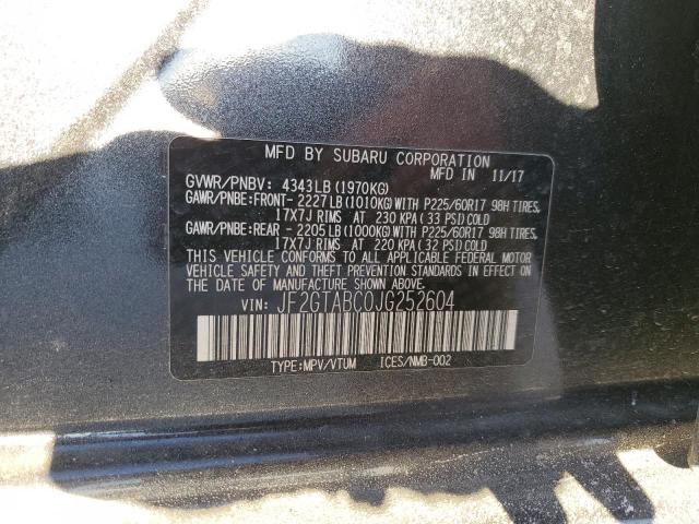 Photo 12 VIN: JF2GTABC0JG252604 - SUBARU CROSSTREK 