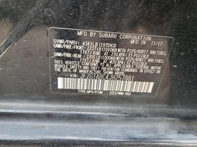 Photo 11 VIN: JF2GTABC4JH257881 - SUBARU CROSSTREK 