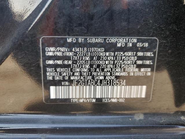 Photo 12 VIN: JF2GTABC4JH318534 - SUBARU CROSSTREK 