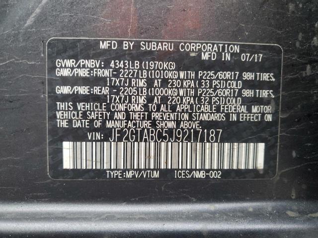 Photo 13 VIN: JF2GTABC5J9217187 - SUBARU CROSSTREK 