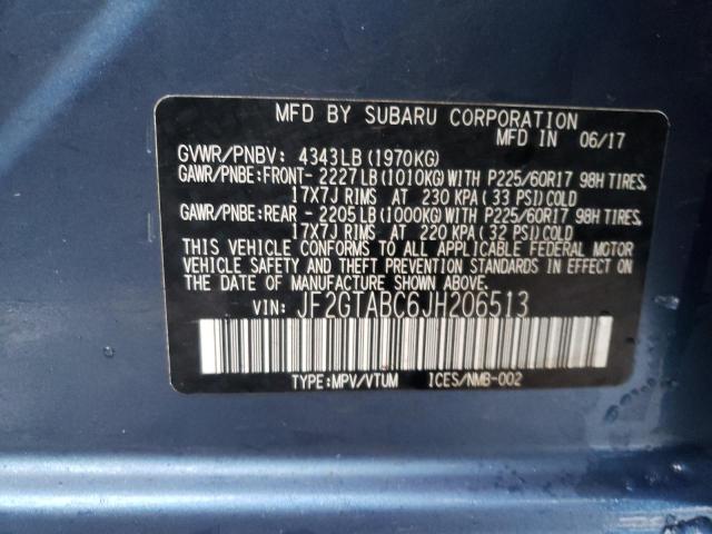 Photo 12 VIN: JF2GTABC6JH206513 - SUBARU CROSSTREK 