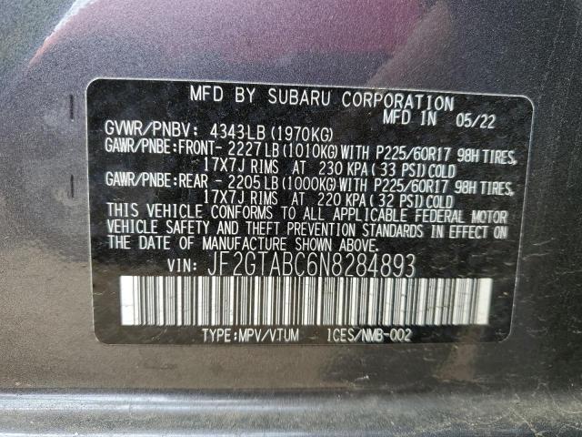 Photo 11 VIN: JF2GTABC6N8284893 - SUBARU CROSSTREK 