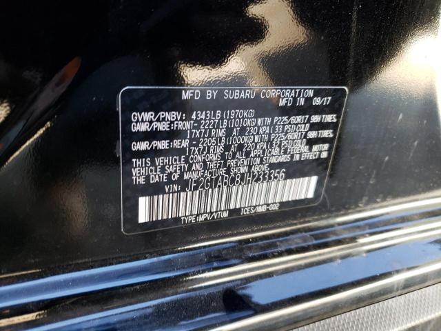 Photo 12 VIN: JF2GTABC8JH233356 - SUBARU CROSSTREK 