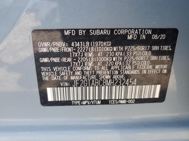 Photo 11 VIN: JF2GTABC8MH232454 - SUBARU CROSSTREK 