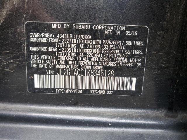 Photo 9 VIN: JF2GTACC1K8346128 - SUBARU CROSSTREK 