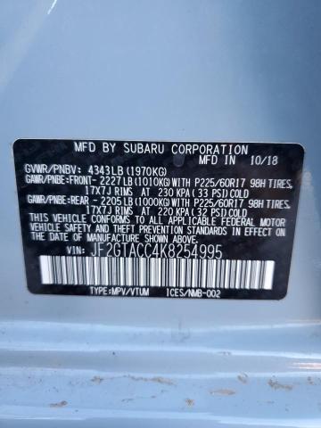 Photo 12 VIN: JF2GTACC4K8254995 - SUBARU CROSSTREK 