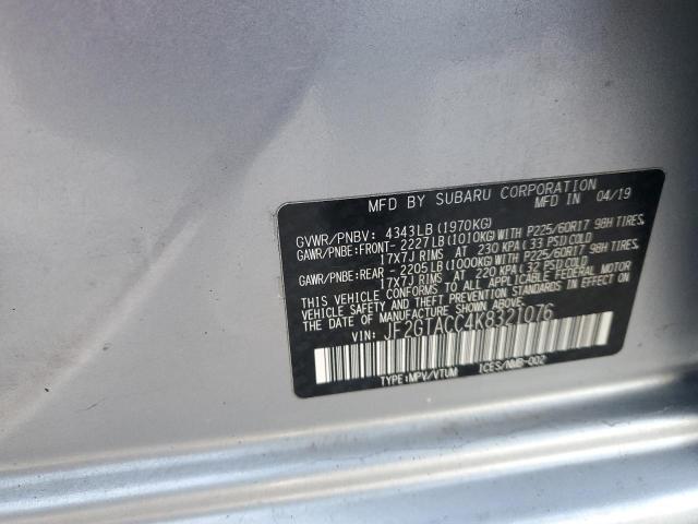 Photo 12 VIN: JF2GTACC4K8321076 - SUBARU CROSSTREK 