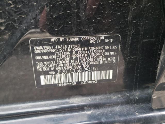 Photo 9 VIN: JF2GTACC5KH254150 - SUBARU CROSSTREK 