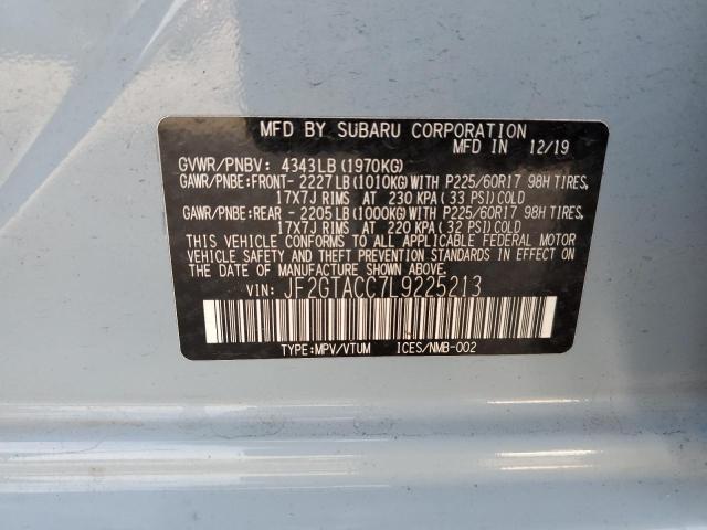 Photo 11 VIN: JF2GTACC7L9225213 - SUBARU CROSSTREK 