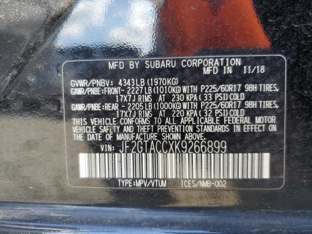 Photo 12 VIN: JF2GTACCXK9266899 - SUBARU CROSSTREK 