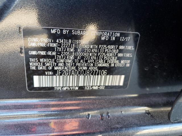 Photo 11 VIN: JF2GTADC0J8277106 - SUBARU CROSSTREK 