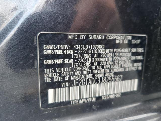 Photo 9 VIN: JF2GTADC3J8255567 - SUBARU CROSSTREK 