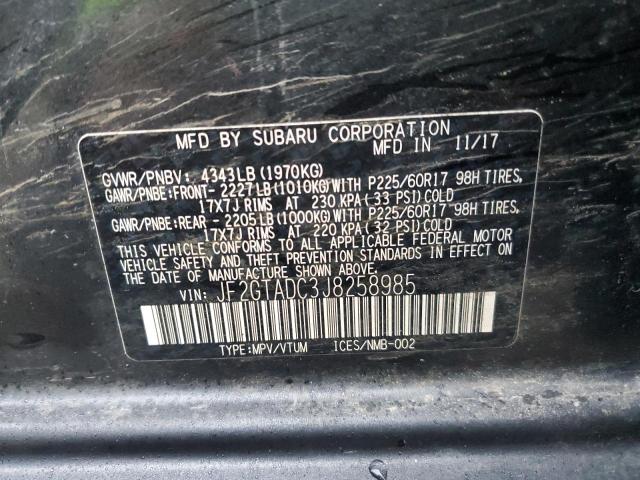 Photo 12 VIN: JF2GTADC3J8258985 - SUBARU CROSSTREK 