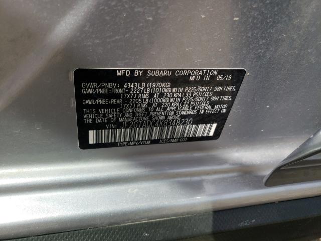 Photo 9 VIN: JF2GTADC4K8348230 - SUBARU CROSSTREK 