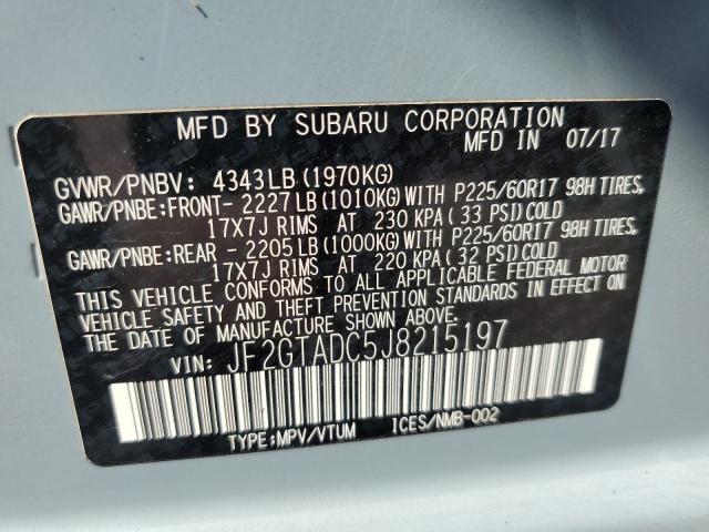 Photo 12 VIN: JF2GTADC5J8215197 - SUBARU CROSSTREK 