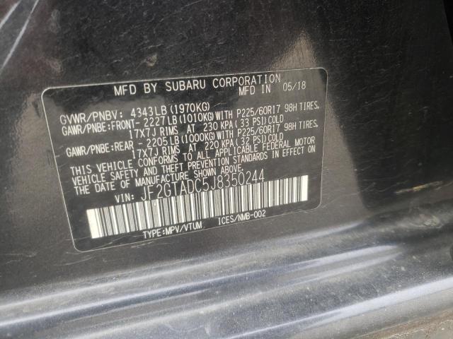 Photo 9 VIN: JF2GTADC5J8350244 - SUBARU CROSSTREK 