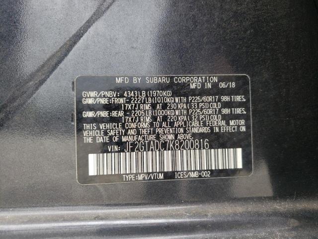 Photo 13 VIN: JF2GTADC7K8200816 - SUBARU CROSSTREK 