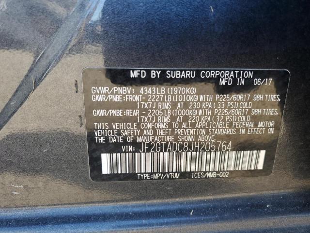 Photo 9 VIN: JF2GTADC8JH205764 - SUBARU CROSSTREK 