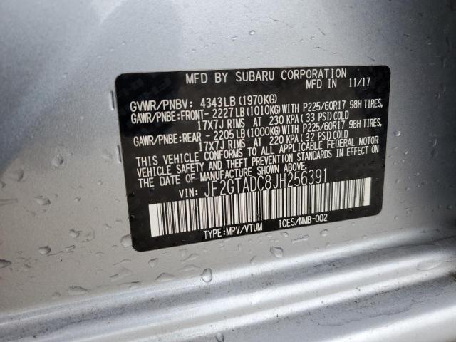 Photo 12 VIN: JF2GTADC8JH256391 - SUBARU CROSSTREK 