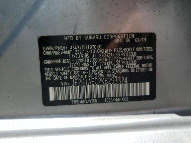 Photo 12 VIN: JF2GTAEC2K8293324 - SUBARU CROSSTREK 