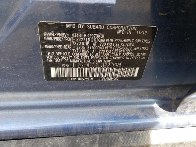 Photo 13 VIN: JF2GTAEC2L8223694 - SUBARU CROSSTREK 