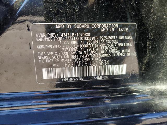 Photo 12 VIN: JF2GTAEC5L8225634 - SUBARU CROSSTREK 