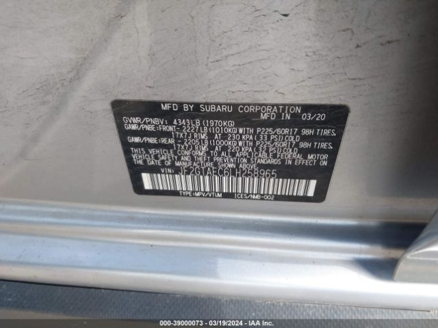 Photo 8 VIN: JF2GTAEC6LH258965 - SUBARU CROSSTREK 