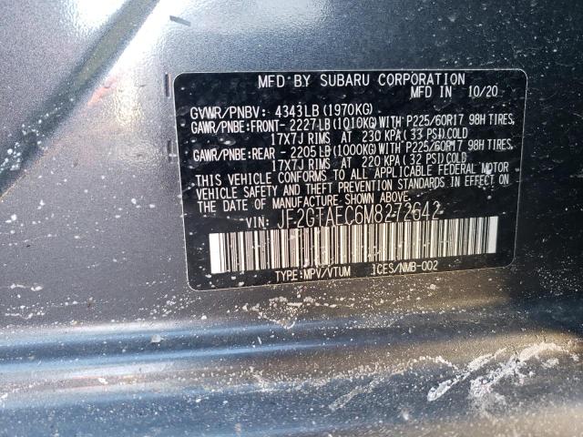 Photo 11 VIN: JF2GTAEC6M8272642 - SUBARU CROSSTREK 