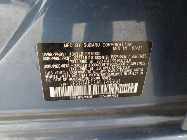 Photo 12 VIN: JF2GTAEC6MH320558 - SUBARU CROSSTREK 