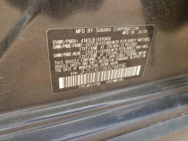 Photo 12 VIN: JF2GTAEC8K8294896 - SUBARU CROSSTREK 