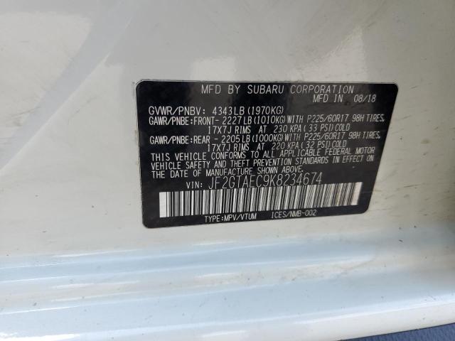 Photo 9 VIN: JF2GTAEC9K8234674 - SUBARU CROSSTREK 