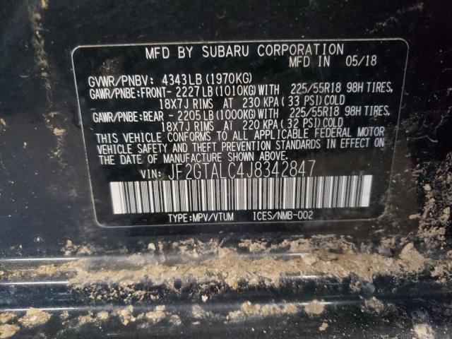 Photo 9 VIN: JF2GTALC4J8342847 - SUBARU CROSSTREK 