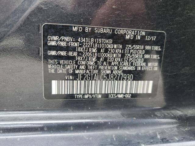 Photo 13 VIN: JF2GTALC5J8277930 - SUBARU CROSSTREK 