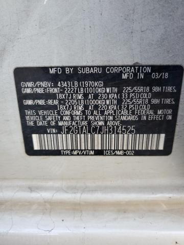 Photo 13 VIN: JF2GTALC7JH314525 - SUBARU CROSSTREK 