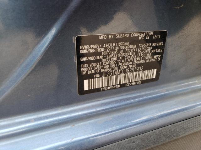 Photo 11 VIN: JF2GTAMC0J8281902 - SUBARU CROSSTREK 