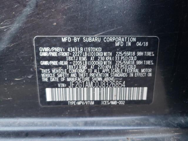 Photo 11 VIN: JF2GTAMC0J8326854 - SUBARU CROSSTREK 