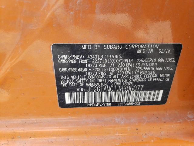 Photo 13 VIN: JF2GTAMC1J8306077 - SUBARU CROSSTREK 