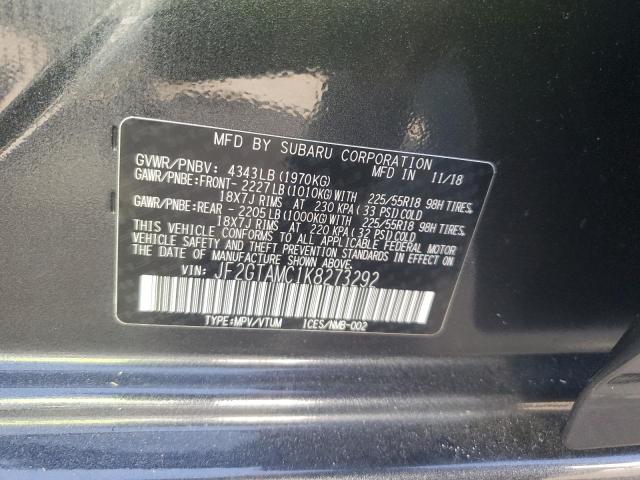 Photo 12 VIN: JF2GTAMC1K8273292 - SUBARU CROSSTREK 