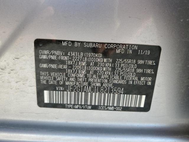 Photo 12 VIN: JF2GTAMC1L8213594 - SUBARU CROSSTREK 