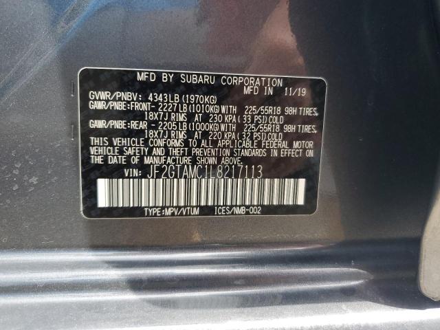 Photo 13 VIN: JF2GTAMC1L8217113 - SUBARU CROSSTREK 