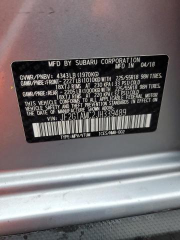 Photo 12 VIN: JF2GTAMC2JH339489 - SUBARU CROSSTREK 