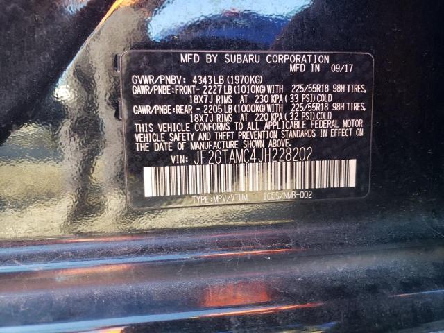 Photo 12 VIN: JF2GTAMC4JH228202 - SUBARU CROSSTREK 